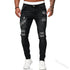 Ripped Slim Fit Denim Distressed Ankle Length Mens Jeans
