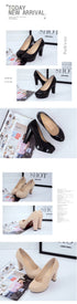 Elegant Women's Party Pumps with Thick High Heels