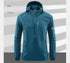 Lightweight Summer Outdoor Windbreaker Jacket for Men - Quick Dry, Sun-Protective, Ideal for Hiking, Fishing, Cycling, and Gym Activities with Hooded Design