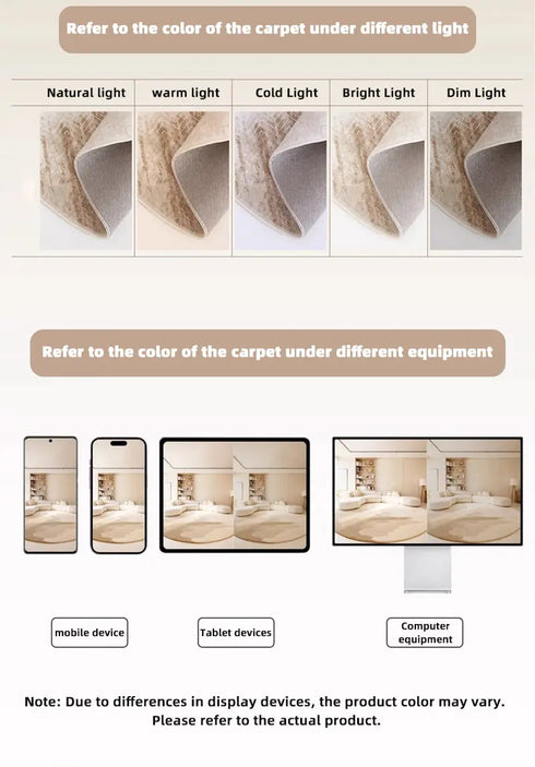 Retro Living Room Carpet Nordic Luxury Fashion Area Rug Fluffy Sofa Mat