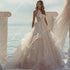Halter A-Line Women Wedding Dresses Customized Lace Gown