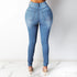 Casual Slim Fit High Waist Elastic Denim Pencil Pants for Women - Perfect for Fall Outfits with Jeans in All Seasons, S-3XL Sizes Available
