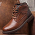 Vintage Handmade Ankle Boots for Men - Retro Outdoor Work Booties