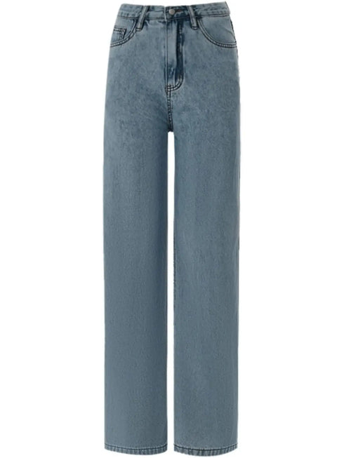 Baggy Boyfriend Jeans for Women Low Rise Straight Leg Streetwear Denim