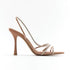 Thin Heel Fairy Style Hollow Pointed Open Toe Sandals