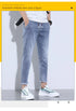 Korean Street Luxury Work Pants Men's Jogger Jeans Denim Wear