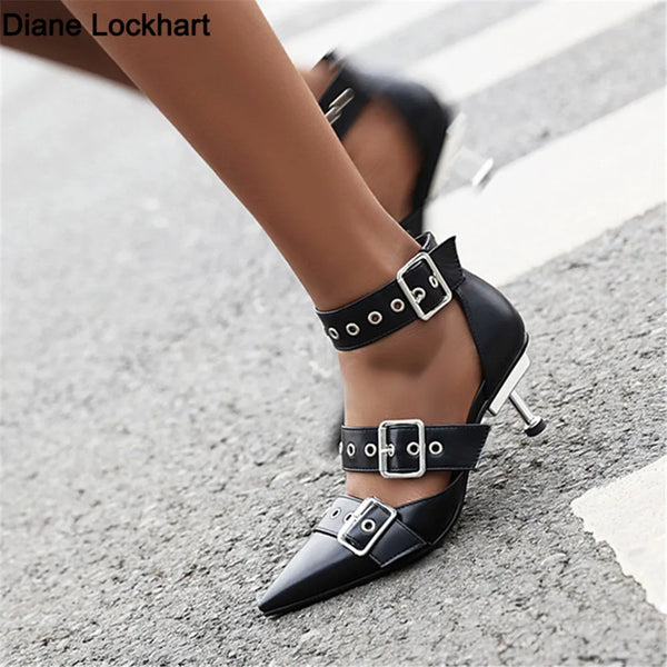 Spring Women Gladiator Pump Thin High Heels Sandals Shoes