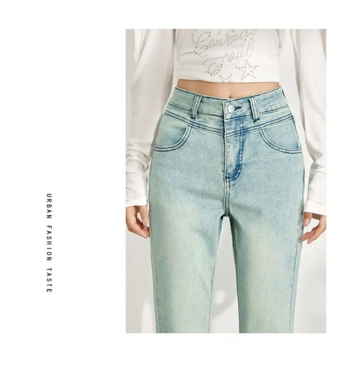 Baggy Jeans For Women - Wide Leg Denim Pants, Vintage Aesthetic, Loose Fit Casual Jeans