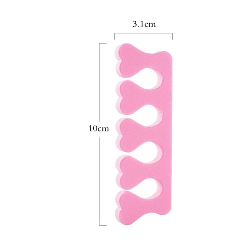 Ultimate Nail Art Foam Toe Separators for Manicure and Pedicure - Soft Sponge Finger Coating Tools in Bulk (100/200/400 Pieces)