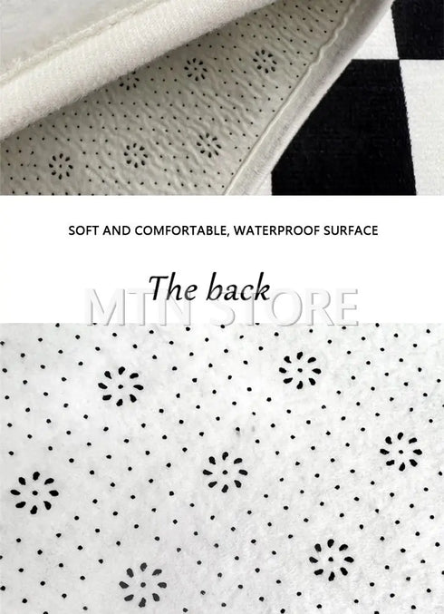 Shaped Bedroom Carpet Soft Modern Home Decoration Aesthetics Cloud Rug