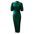 Long Dress Women Party Pleated Bandage Elegant Evening Maxi Dresses