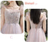 Bridesmaid Dress Floor Length Tulle Ruched Sweetheart Neckline Built In Bra Elegant Party Gown Wedding Dress