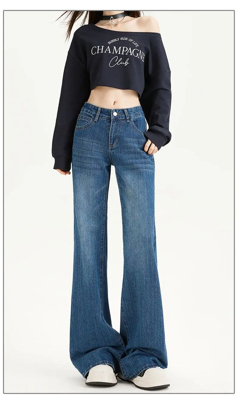Baggy Jeans For Women Retro Denim Pants High Waist Vintage Streetwear Style Casual Everyday Wear