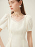 FSLE Swan Dress French Style High Waist Dress for Women