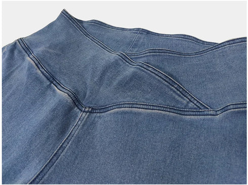 High Waist Jeans Slim Denim Pencil Pants for Fashionable Women