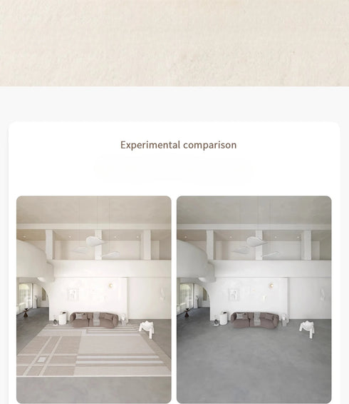 Artistic Luxury Large Living Room Carpet Comfortable Soft Bedroom Rug Minimalist Design