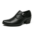 Leather Shoes for Men Cuban Style Heightening Wedding and Business Casual Footwear