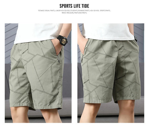 Men's Casual Shorts Summer Thin Section Trendy Loose Trousers