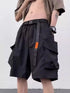 Summer Men's Functional Cargo Shorts Multi-Pocket Baggy Gym Shorts Streetwear Bermuda