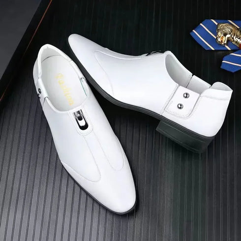 Classic Leather Men's Loafers | Stylish Driving Moccasins for Business & Formal Wear