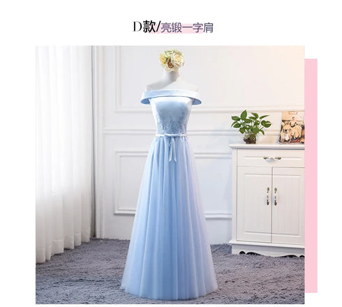 Prom Dress Elegant Floor-Length Tulle Gown With Appliques For Bridesmaid Dress Ideal For Banquet And Formal Event