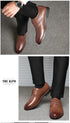 Men Breathable Leather Shoes Soft Sole Business Casual Footwear
