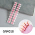 Waterproof Long Lasting Gel Nail Art Stickers for Stunning Full Cover Manicures - 9 Piece Set of Baking-Free Solid Color Decals