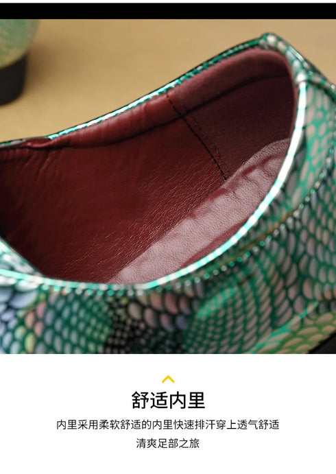 Elegant Patent Leather Derby Shoes for Men – Formal Wedding and Business Office Footwear with Pointed Toe Design, Available in Size 48