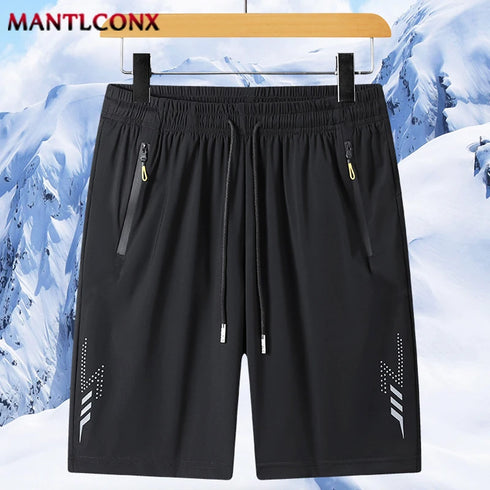 Fashion Sports Shorts Men Elastic Waist Breathable Quick Dry Bottom