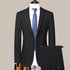 Men's Fashion Business Suit Two-Piece Set for Weddings and Banquets