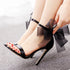 Elegant Women's Sandals with Pointed Toe and Butterfly Knot for Wedding and Office Wear