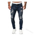 Ripped Slim Fit Denim Distressed Ankle Length Mens Jeans