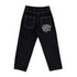Streetwear Black Logo Print Baggy Jeans for Men and Women