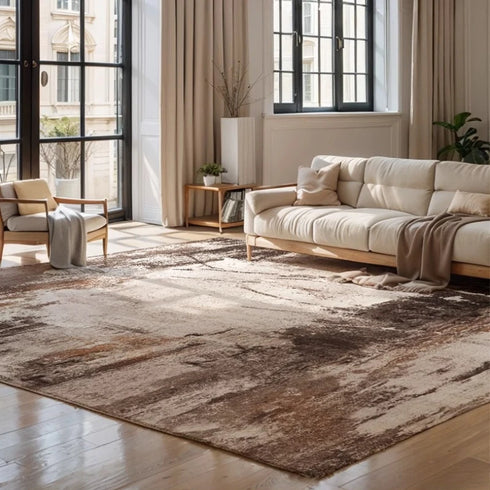 Light Luxury Retro Area Rugs for Living Room and Bedroom Plush Soft Thick Mats