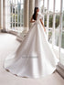 Modern One Shoulder Satin A-Line Wedding Dresses Gown