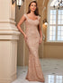 Luxury Off Shoulder Sequined Mermaid Dress Elegant Party Evening Wear