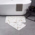 Marble Bathroom Rugs Nonslip Soft Rabbit Fur Bath Mats for Luxurious Bathroom Decor