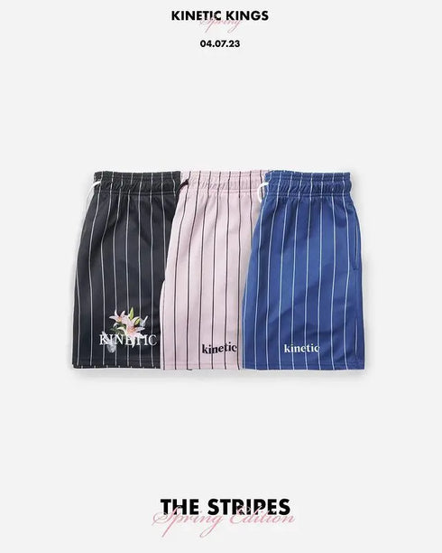 Striped Pattern Casual Shorts for Men's Fitness and Basketball