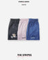 Striped Pattern Casual Shorts for Men's Fitness and Basketball