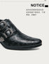 Men's Wedding Shoes Fashion Slim Fit Pointed High Heel Leather Dress Shoes Classic Vintage Style