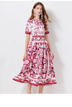 Embroidery Lace Long Cake Dress for Women Evening and Birthday Parties