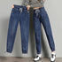 High Waist Denim Harlan Pants for Women Casual Ankle Length