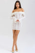 Mozision Lace Off-shoulder Sexy Maxi Dress Elegant Evening Dress