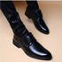 Men's Dress Shoes Casual Style Lace-Up Pointed Design Ideal for Weddings and Business Events