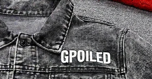 Men's Slim Fit Ripped Denim Jacket with Print for Hip Hop Style - Trendy Outerwear for Dance and Casual Wear