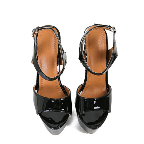Sexy Open Toe Platform Heels For Women Stripper Sandals