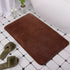 Cobblestone Embossed Non-Slip Bath Mat Memory Foam Carpet for Bathroom Shower Room Doormat