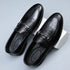 Stylish Men's Genuine Leather Pointed Loafers for Summer - Comfortable, Breathable Casual Shoes Perfect for Spring and Autumn Occasions
