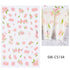 3D Nail Art Stickers with Daisy, Cherry Blossom, Petals, Leaves, and Butterflies for Spring and Summer Manicure Decoration Tips - Slider Style Nail Polish Accessories