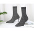 Sexy Sock Boots Knitting Stretch High Heels for Women Fashion Shoes Ankle Boots